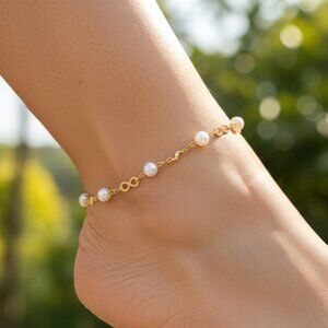 "Dainty Anklet for Women – Elegant Everyday Jewelry & Perfect Gift | MLCRC1181